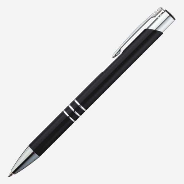 Metalna olovka Ascot - crna