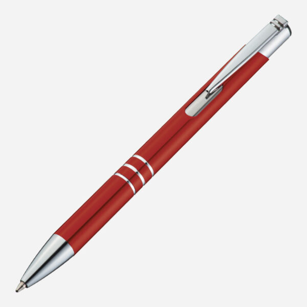 Metalna olovka Ascot - crvena