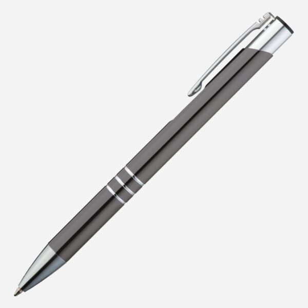 Metalna olovka Ascot - tamno siva