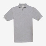 Majica B&C Safran Polo – svijetlo siva