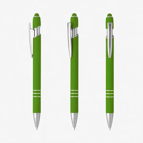 Metalna olovka Armada soft - svijetlo zelena