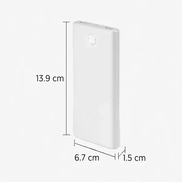 Power bank S10 - fotografija dimenzije