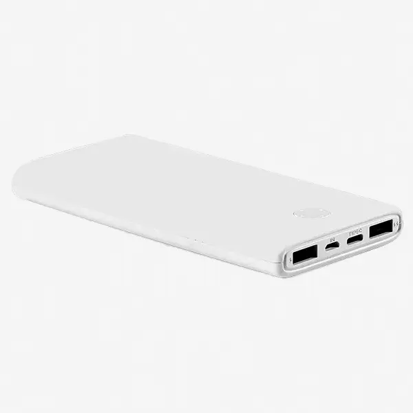 Power bank S10 - bijeli okrenuti