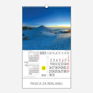 Kalendar s rotacijskim krugom Hrvatska moj dom 2023 - siječanj