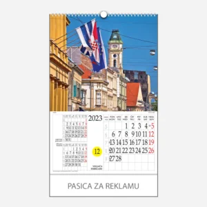 Kalendar s rotacijskim krugom Hrvatska moj dom 2023 - veljača