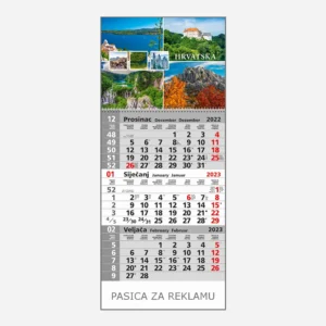 Tromjesečni poslovni kalendar Hrvatska 2023
