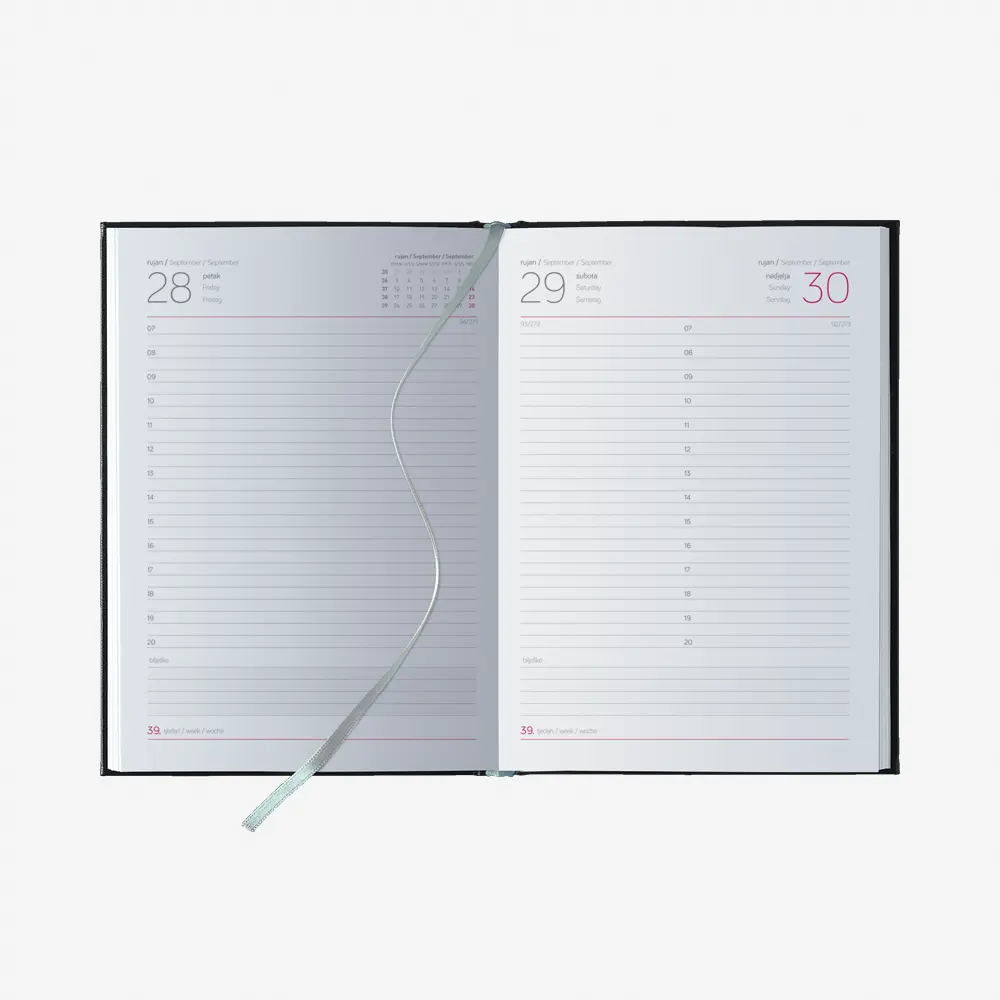 Rokovnik B5 dnevnik – otvoreni bez perforacije