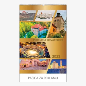 Zidni kalendar Putujem Hrvatskom 2023